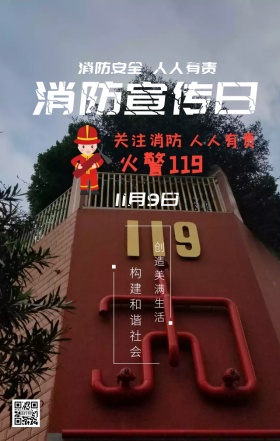 消防宣传日海报