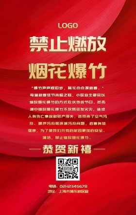 春节禁止燃放烟花爆竹