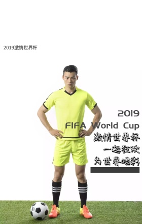 2018世界杯红黄激赛决战俄罗斯海报