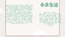 创意卡通未来生活手抄报