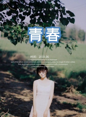 毕业季纪念纪念海报青春正能量