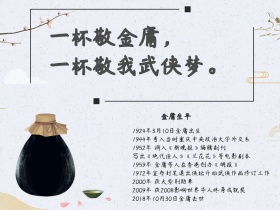 金庸去世生平作品公众号配图