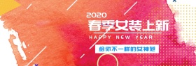 淑女女装促销淘宝banner