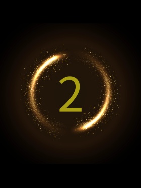 倒计时321倒计时海报 星光 光束 数字