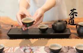 茶道 中国风 水墨图片
