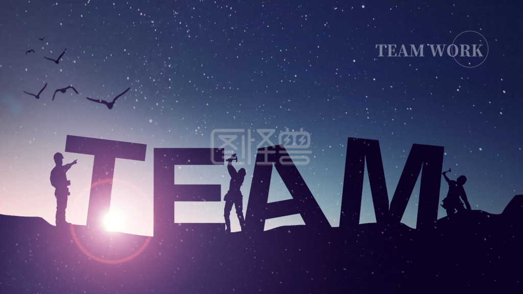 创意团队合作企业文化简约电脑桌面壁纸