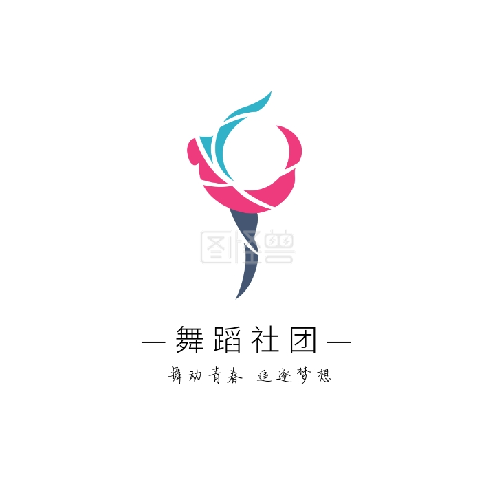 舞蹈社团团队logo
