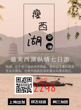 瘦西湖夜景古墨黑白海报