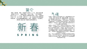 新春画报清新简约手抄报