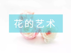 小清新 蓝色 花朵插花配图