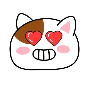 可爱狗狗眼冒爱心表情包