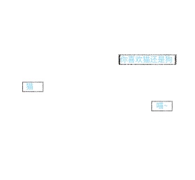 你喜欢猫还是狗简约对话框