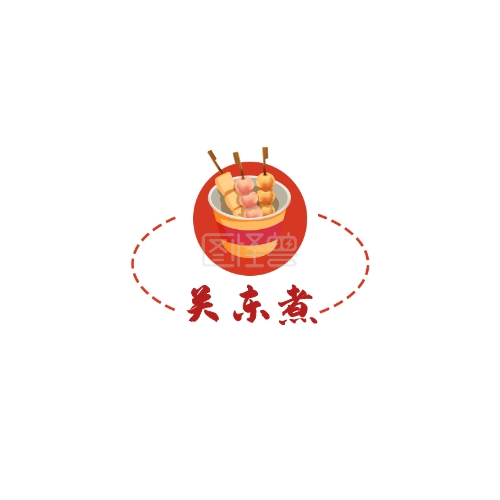 logo餐饮关东煮logo设计