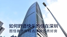 住在深圳城市夜景房地产公众号封面模板