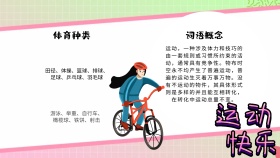 运动快乐手抄报