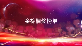 金棕榈奖榜单公众公众号封面