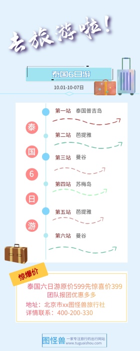 旅游宣传长图