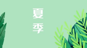 夏天唯美清新公众号封面模板