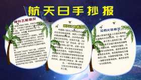 航天日志宣传手抄报