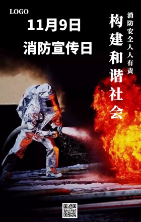 消防宣传日海报