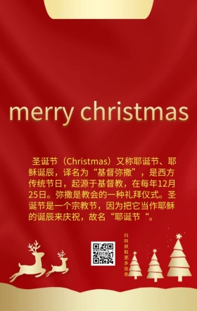圣诞节 节日介绍 科普小知识 日签