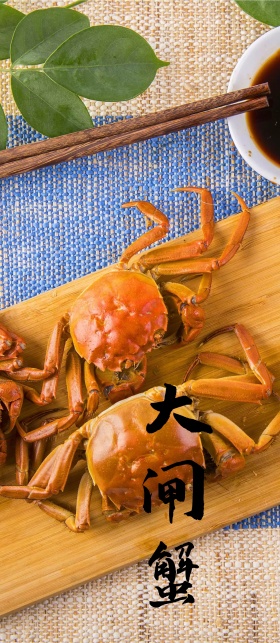 大闸蟹宣传海报