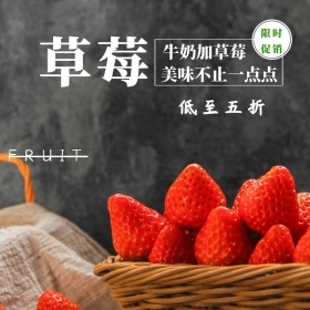 牛奶双十二淘宝促销简约直通车海报