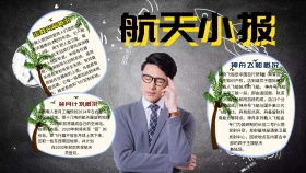 世界航天日宣传手抄报