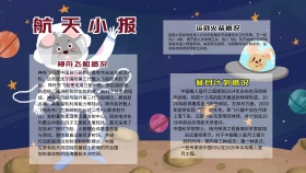世界航天日简约手抄报