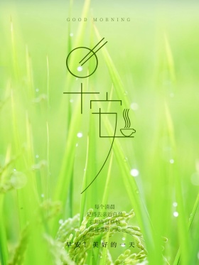 早安美丽的早晨海报