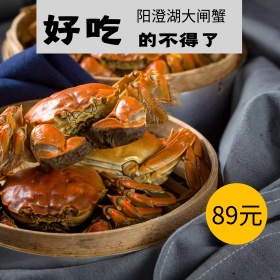 好吃得不得了阳澄湖大闸蟹淘宝主图直通车