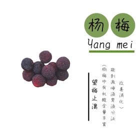 水果杨梅方形公众号封面图模版