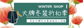 冬季女装折扣淘宝banner