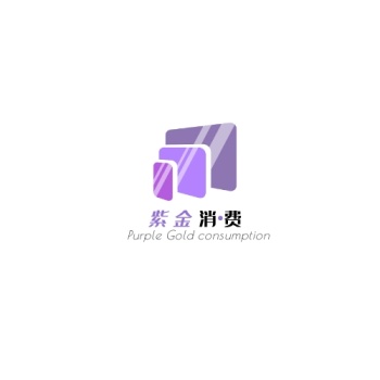 紫色现代风格消费电子logo设计
