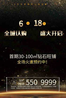 地产开盘单页