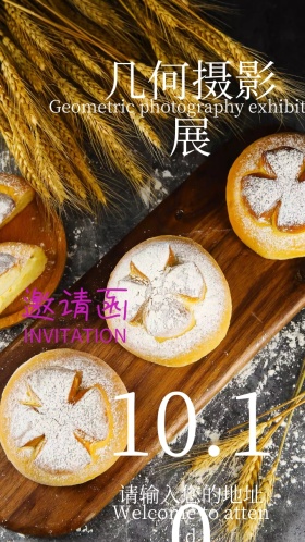 几何摄影展电子邀请函