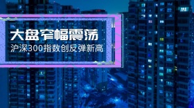 股票金融资讯简约商务公众号模板通用经济生活