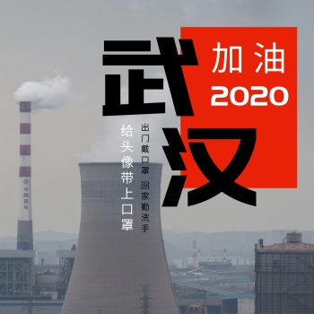 武汉加油 头像 戴口罩 公众号配图