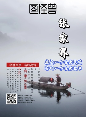 创意大气简约张家界旅游海报