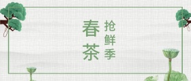 春茶 抢鲜季 春茶春季茶叶促销公众号封面