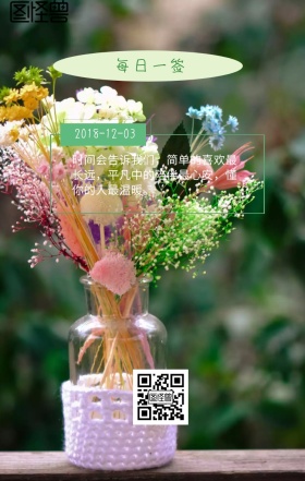 十二月你好唯美文艺海报日签