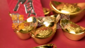 2019猪年如意新春祝福红色喜庆手抄报