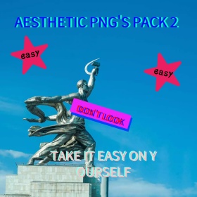 蒸汽波少女心大卫雕像橘色公众号配图