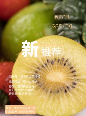 精致西餐美食糕点类海报