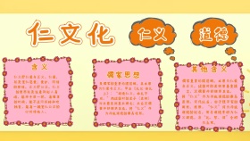 仁文化小报仁义手抄报