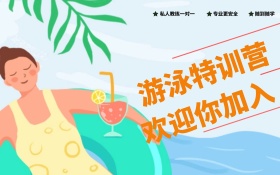 游泳馆 游泳展板  游泳海报