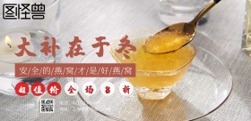 简约大气燕窝品牌宣传海报
