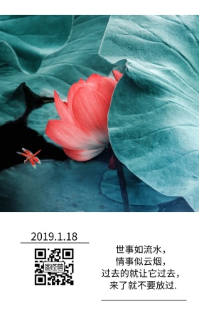 简约清新绿色日签