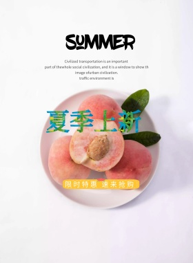 夏新新品上市上夏季新海报海报