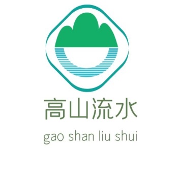 绿色简约高山流水logo